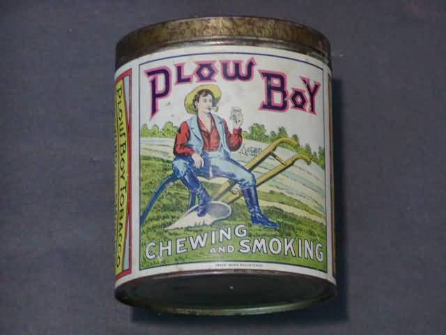 Plow Boy Tobacco Tin 2
